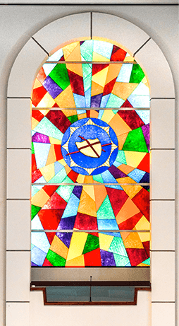Stained glass window